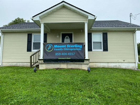 Chiropractic Mt Sterling KY Out Front